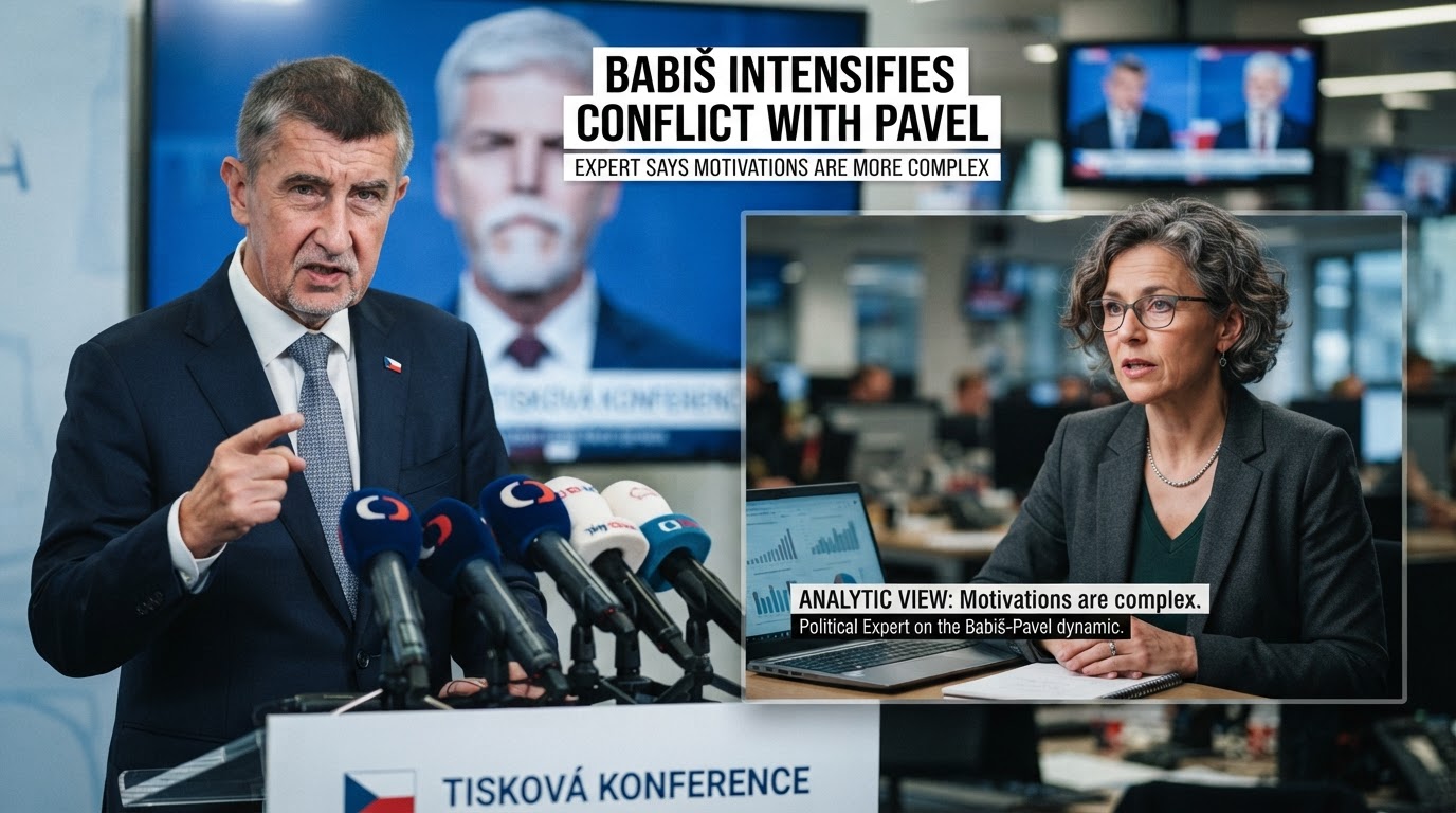 Babiš zintenzivňuje konflikt s Pavlem, motivace jsou složitější, říká expert