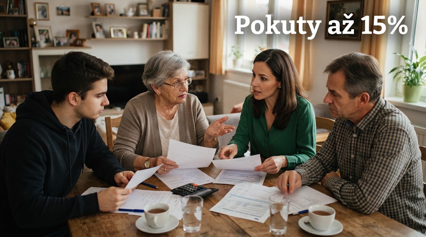 Pokuty za neohlášení darů v rodině mohou dosáhnout až 15 procent z částky