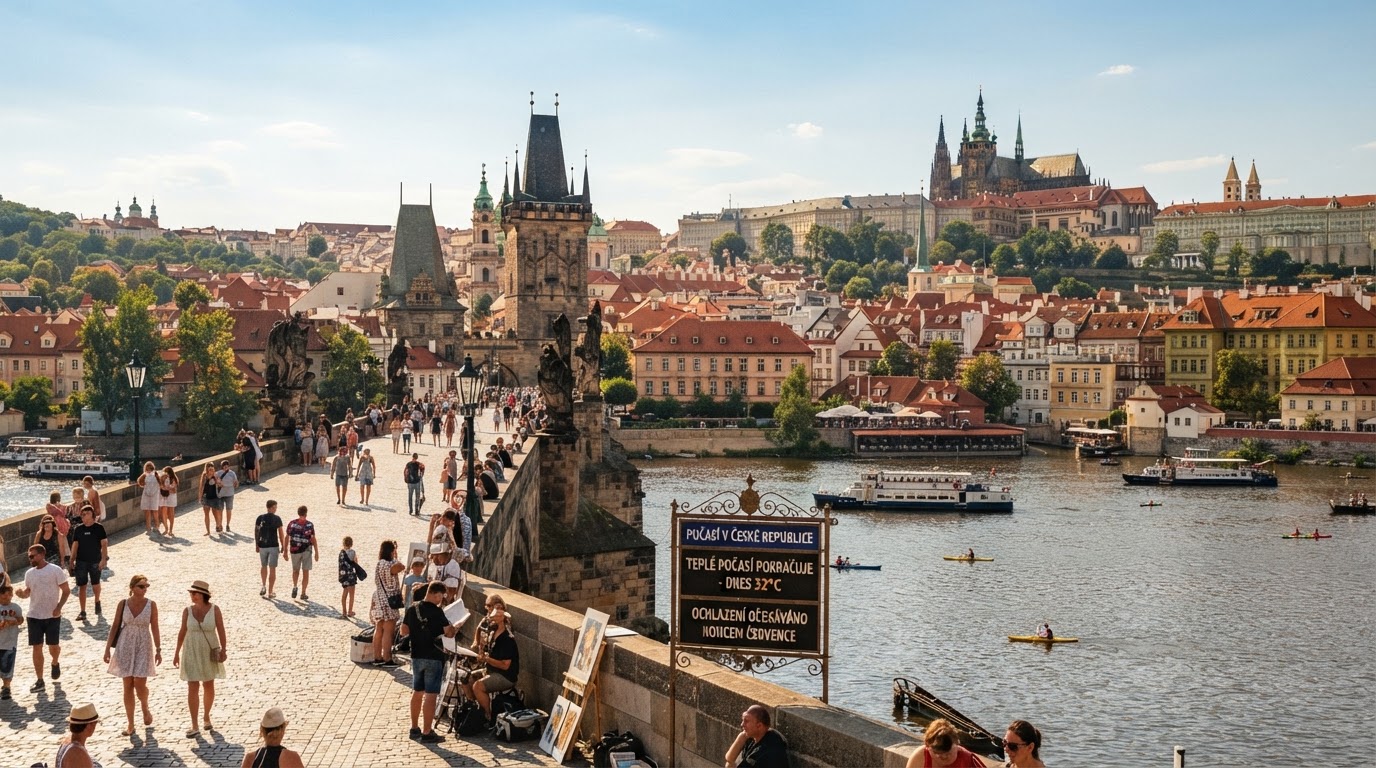 Teplé počasí v Česku pokračuje, ochlazení očekáváme ke konci července