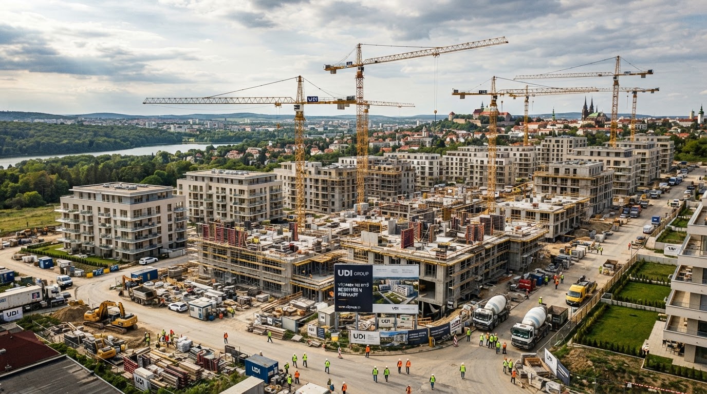 UDI Group získala stavební povolení pro 900 bytů v Brně