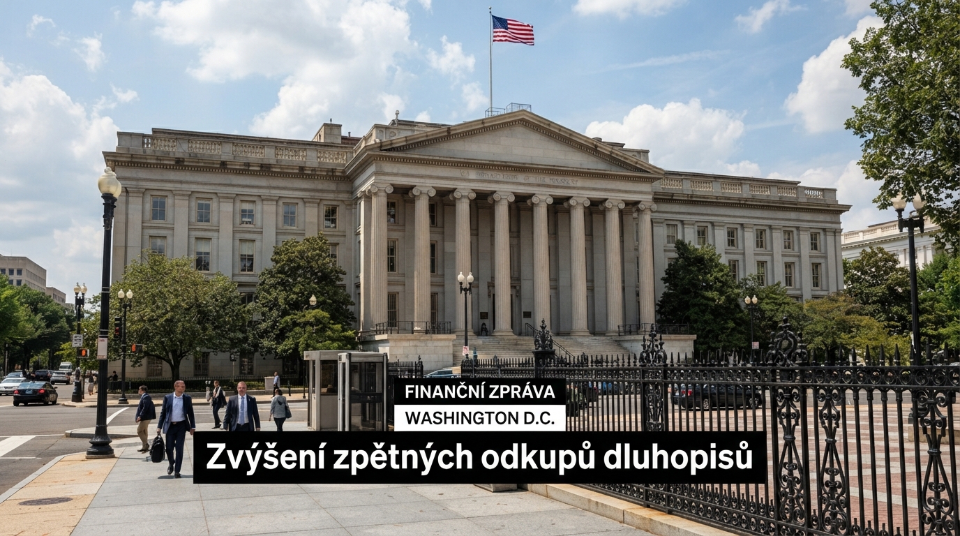 Americké ministerstvo financí zvýší zpětné odkupy dlouhodobých dluhopisů
