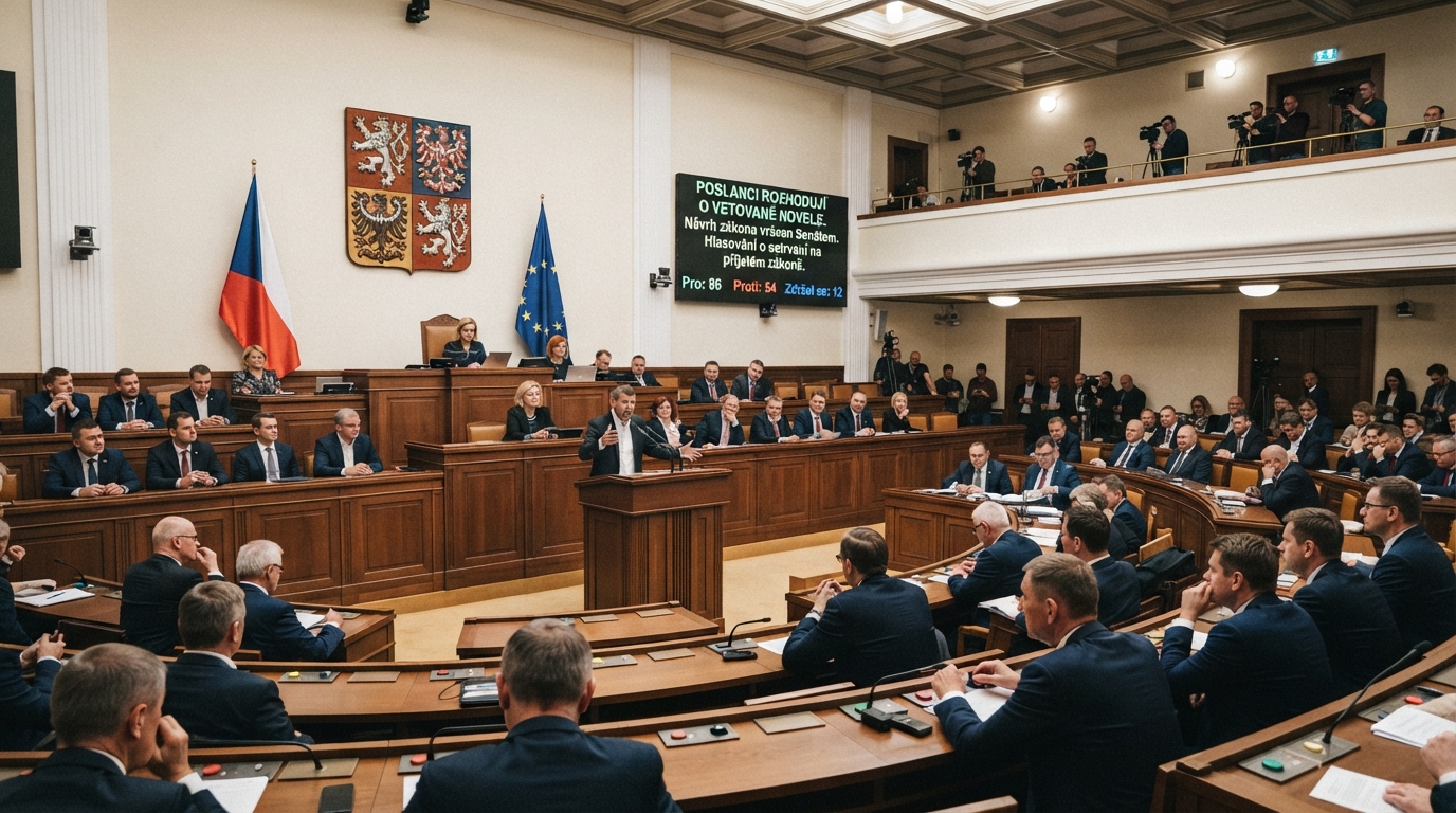 Poslanci dnes rozhodují o vetované novele rozpočtových zákonů